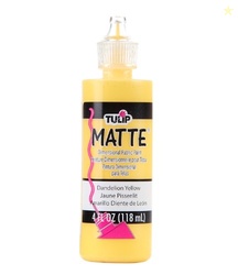 Tulip Puff Fabric Paint Matte Finish , Permanent Craft Paint for Cloth