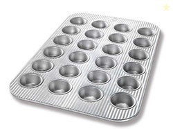 USA Pan Bakeware Mini Cupcake and Muffin Pan, Nonstick Quick Release C