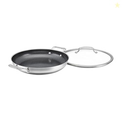 Cuisinart FusionPlus Nonstick Stainless Steel Cookware, 12-Inch Everyd