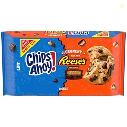 CHIPS AHOY! Reeses Peanut Butter Cup Chocolate Chip Cookies, Family Si
