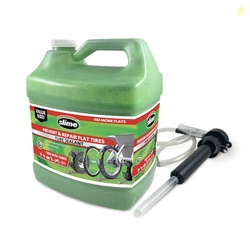 Slime 10204 Bike Tube Puncture Repair Sealant with Pump, Prevent and R