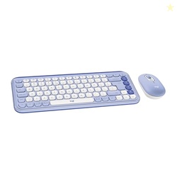 Logitech POP ICON Combo, Bluetooth Keyboard and Mouse Combo, Comfortab