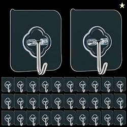 Adhesive Hooks, 32 Pack 