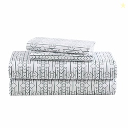 Eddie Bauer- King Sheet Set, Cotton Flannel Bedding Set, Brushed for E