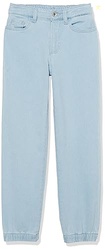 Amazon Essentials Toddler Boy Pants, Pull-On Jean Joggers, Light Blue,