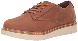 Toms Men's Navi TRVL LITE Oxford, Tan Leather, 11.5