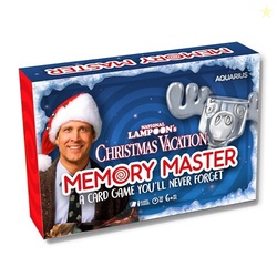 Aquarius Christmas Vacation Memory Master Card Game - Fun Family Party