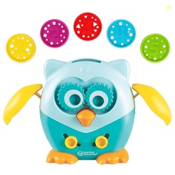 Learning Resources Hoot The Fine Motor Owl - 6 Pieces, Ages 18+ Months