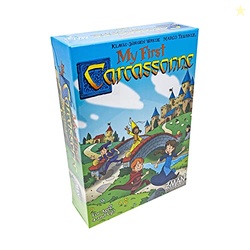 Asmodee My First Carcassonne Board Game - Medieval Strategy Game with 