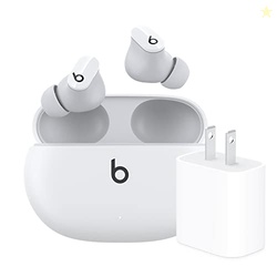 Beats Studio Buds with Apple 20W USB-C Power Adapter - White