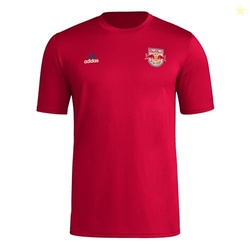 adidas Men's New York Red Bulls Local Stoic Short Sleeve Pre-game T-sh