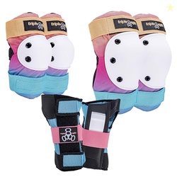 Triple Eight Saver Series 3-Pack Pad Set Ideal for Skateboarding, In-l