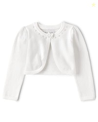 Gymboree,and Toddler Long Sleeve Cardigan,Soft White,6