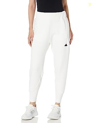 adidas Women's Z.N.E. Pants, White, X-Large