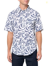 Dockers Men's Regular Fit Short Sleeve Ultimate Shirt, Palmero Slub Lu