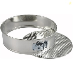 Winco Spring Form Cake Pan with Detachable Bottom, 9.5-Inch Silver