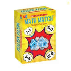 University Games, Scholastic Math Match Travel Dice Game, Mathematics 