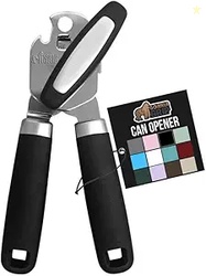 GORILLA GRIP Heavy Duty Stainless Steel Smooth Edge Manual Can Opener,