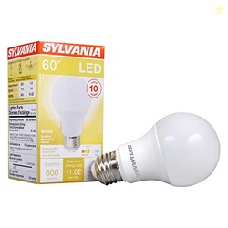 Sylvania A19 LED Light Bulb, 8.5W, 60W Equivalent, 10 Year, Non-Dimmal
