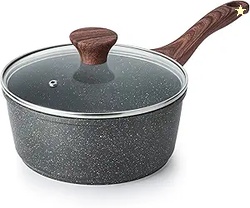 SENSARTE Nonstick Saucepan with Lid