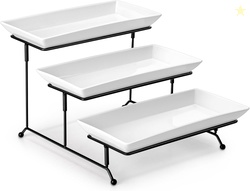 MALACASA 3 Tier Serving Trays