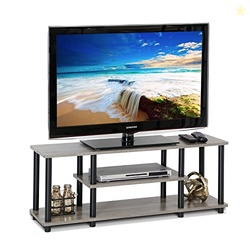 Furinno Turn-N-Tube No Tools 3D 3-Tier Entertainment TV Stand up to 50