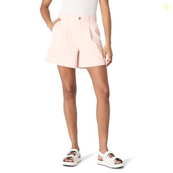 Amazon Essentials Women's High-Rise Relaxed-Fit A-line Elastic Back Sh