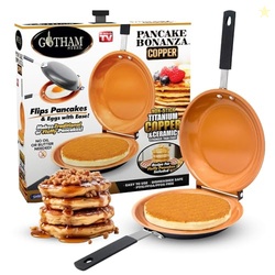 Gotham Steel Double Sided Pan, The Perfect Pancake Maker  Ceramic Nons