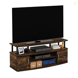 Furinno Jaya Entertainment Center Stand Unit/TV Desk for up to 55 inch