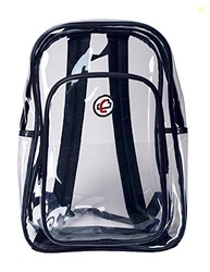Case-It Clear Backpack, Black