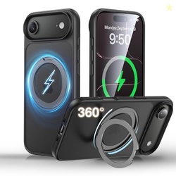 SMARTDEVIL for iPhone Air Case with 360 Magnetic Stand,Hidden Bearing 