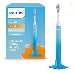 Philips One for Kids by Sonicare, Battery Toothbrush, for Kids Age 3+,