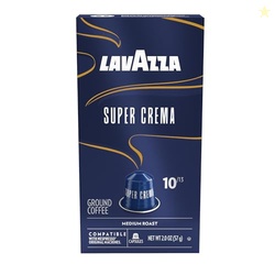 Lavazza Super Crema Aluminum Capsules Compatible with Nespresso* Origi