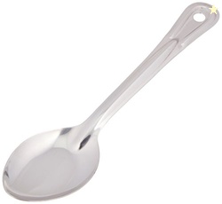Winco Stainless Steel Basting Spoon, Solid, 11", 1.2mm