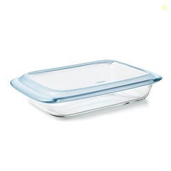 OXO Good Grips Freezer-to-Oven Safe 3 Qt Glass Baking Dish with Lid, 9