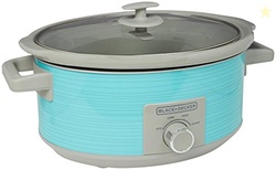 BLACK+DECKER 7-Quart Slow Cooker, SC2007D, Lid Holder, 3 Heat Settings