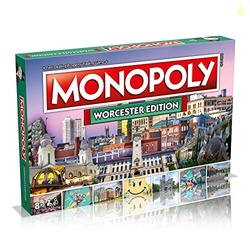 Monopoly Board Game Worcester Edition: 2-6 Players Family Board Games 