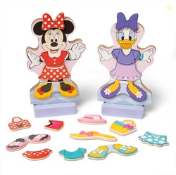 Melissa & Doug Disney Minnie Mouse and Daisy Duck Deluxe Wooden Magnet