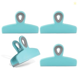 COOK WITH COLOR Bag Clips - Heavy Duty Chip Clip and Refrigerator Magn