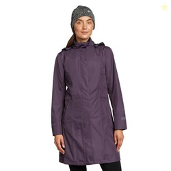 Eddie Bauer Women's Girl on the Go Trench Coat, Grape, Small