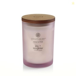 Chesapeake Bay Candle Scented Candle Joy + Laughter (Cranberry Dahlia)