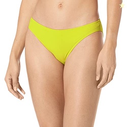 Amazon Essentials Women's Classic Bikini Swimsuit Bottom, Lime Green, 