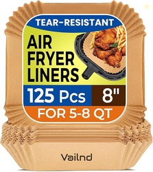 Air Fryer Paper Liners, 125Pcs 