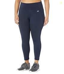 adidas Women's Optime Stash Pocket High Waisted 7/8 Tights, Ink, Small