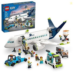 LEGO City Passenger Airplane Toy - Building Set for Boys & Girls, Ages
