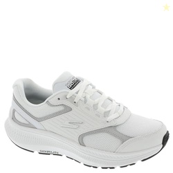 Skechers Women's Go Run Consistent 2.0 Advantage, White/Silver, 11 Wid