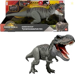 Mattel Jurassic World Rebirth Power Devour Tyrannosaurus Rex Dinosaur 