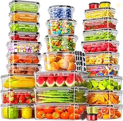 60 PCS Food Storage Containers with Lids 