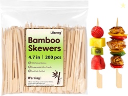 Bamboo Skewers for Appetizers,  200pcs