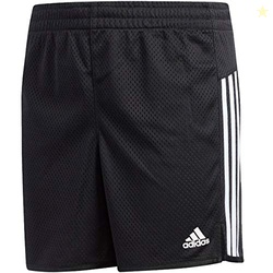 adidas girls 5" Mesh Althletic Shorts, Adi Black, 10 12 US